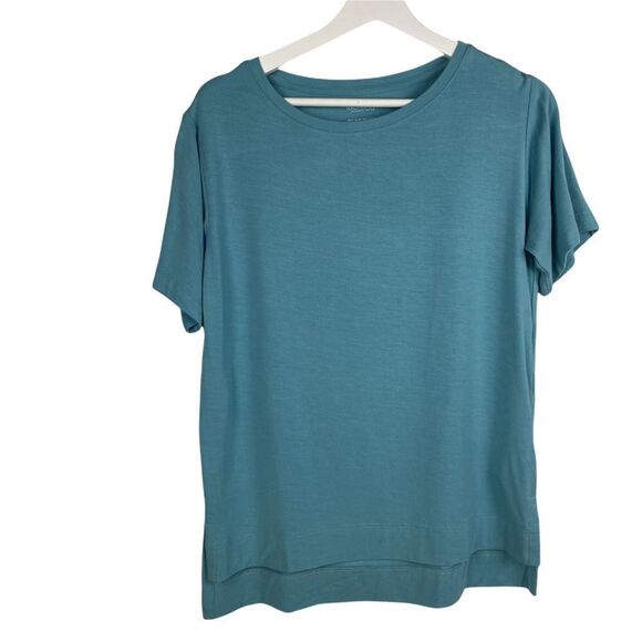 Rachel Zoe Teal Tee size Small - Picture 1 of 4